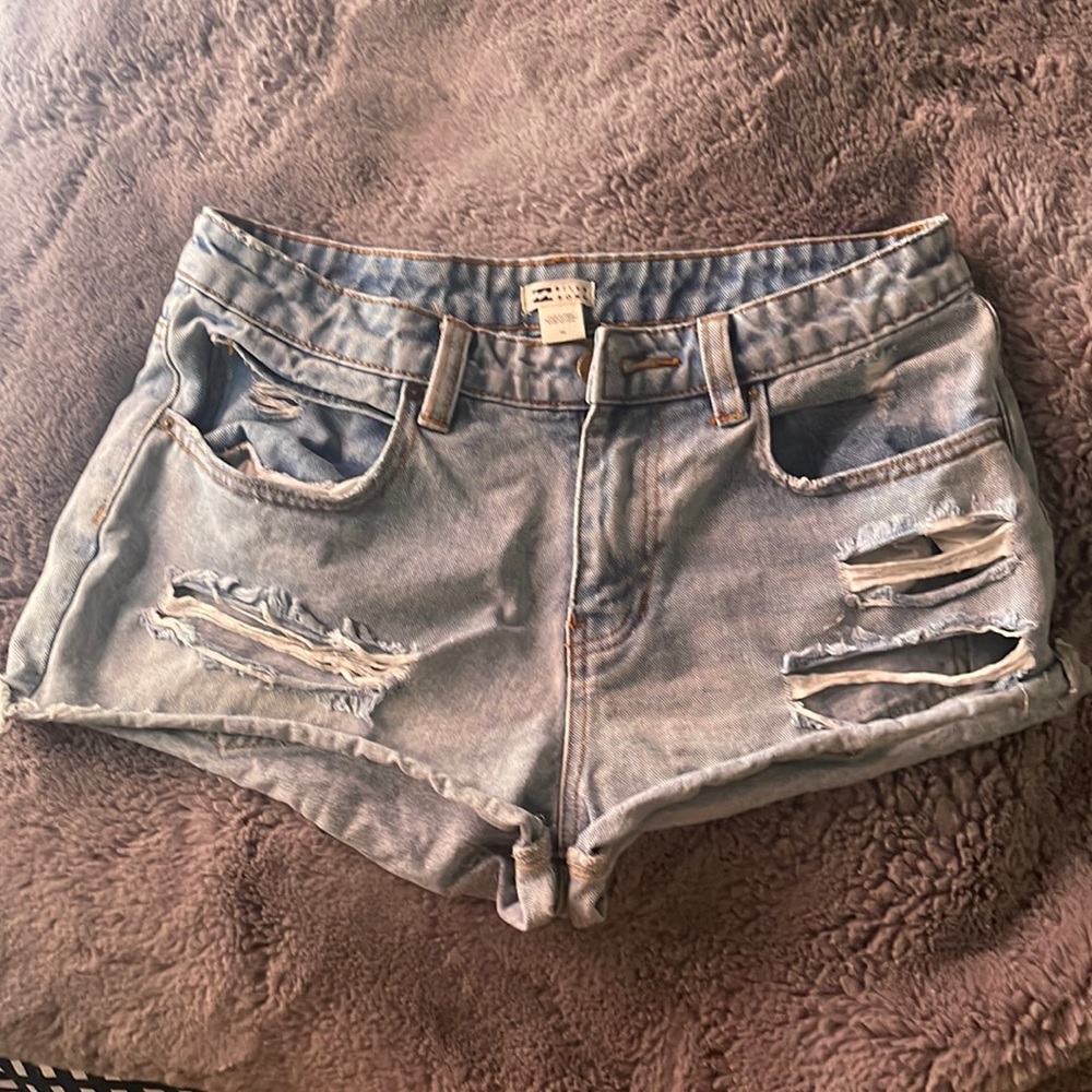 billabong denim shorts